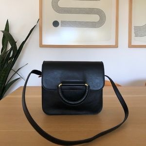 Black leather Madewell bag🖤